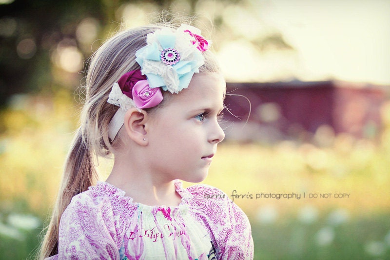 French Newsprint Headband