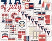 4th of July Americana PRINTABLE Party by Love The Day