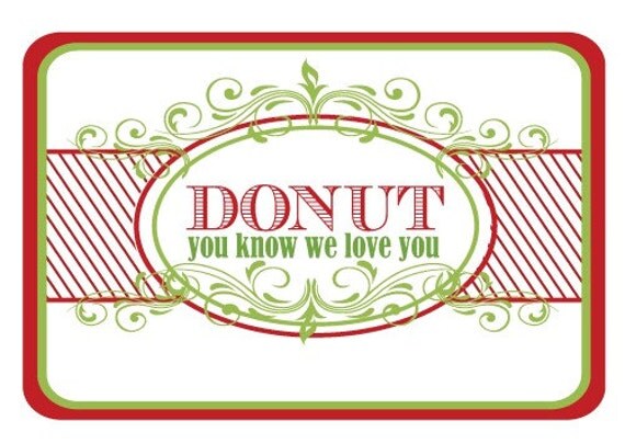 Christmas Neighbor PRINTABLE Gift Tags (INSTANT DOWNLOAD) by Love The Day Il_570xn