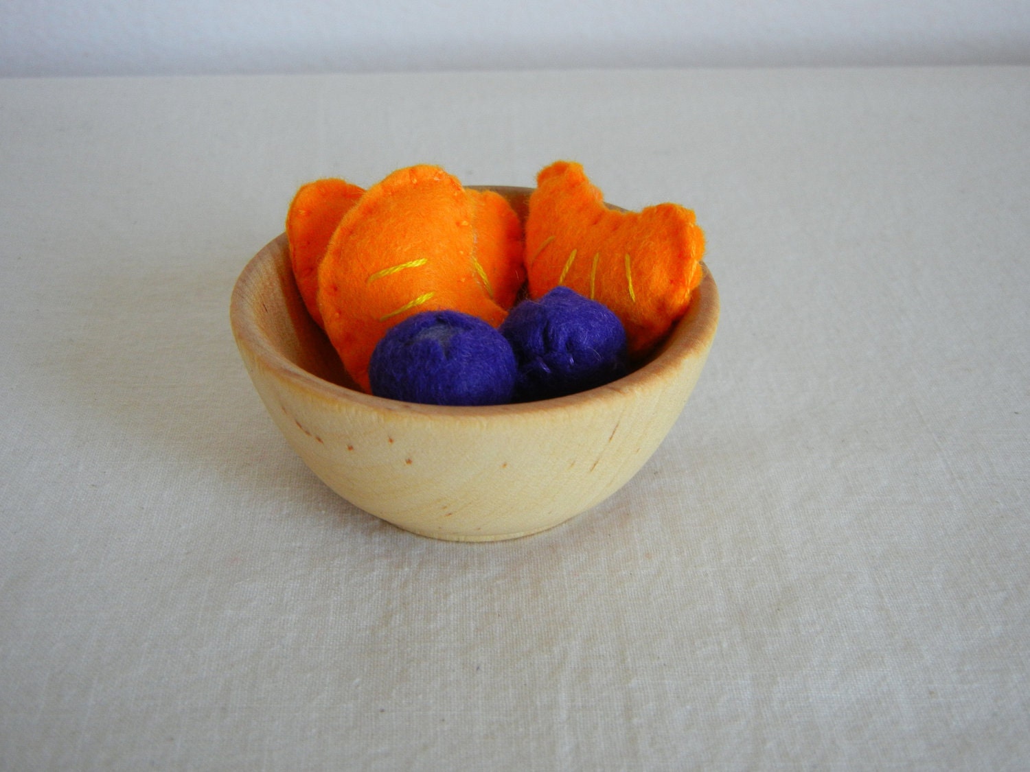 A Bowl of Felt Fruit Salad