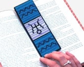 Aquarius Cross Stitch Kit Astrology Zodiac Bookmark
