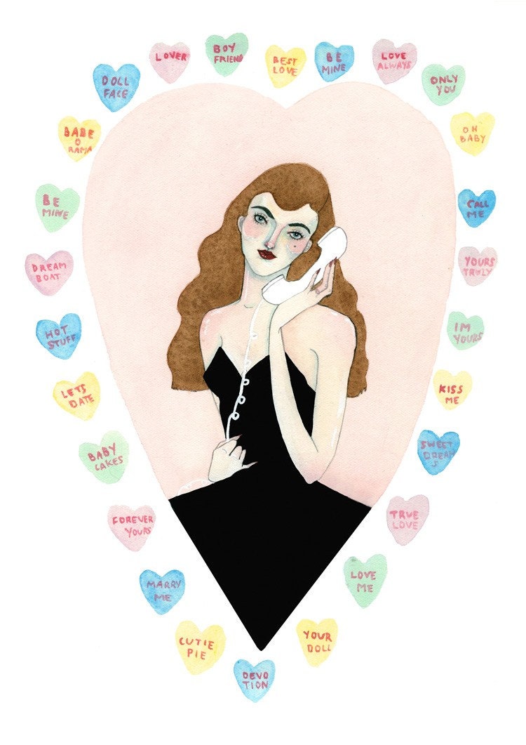 Love, Sweet Love, A4 cardstock print