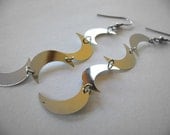 Crescent Moon Mirrors earrings