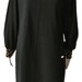 Reserved Gorgeous Vintage Wool 1970s Gold Studded Black Givenchy Dress