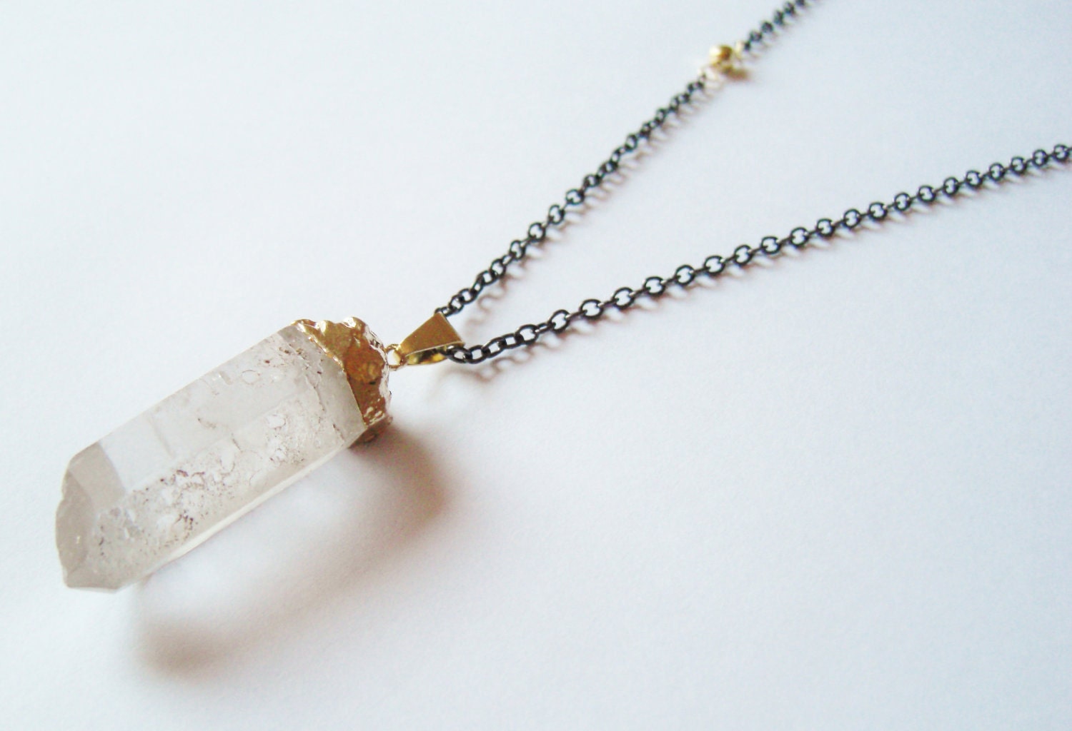 S U N  V O L T  // Gold Dipped Natural History Necklace // MADE TO ORDER