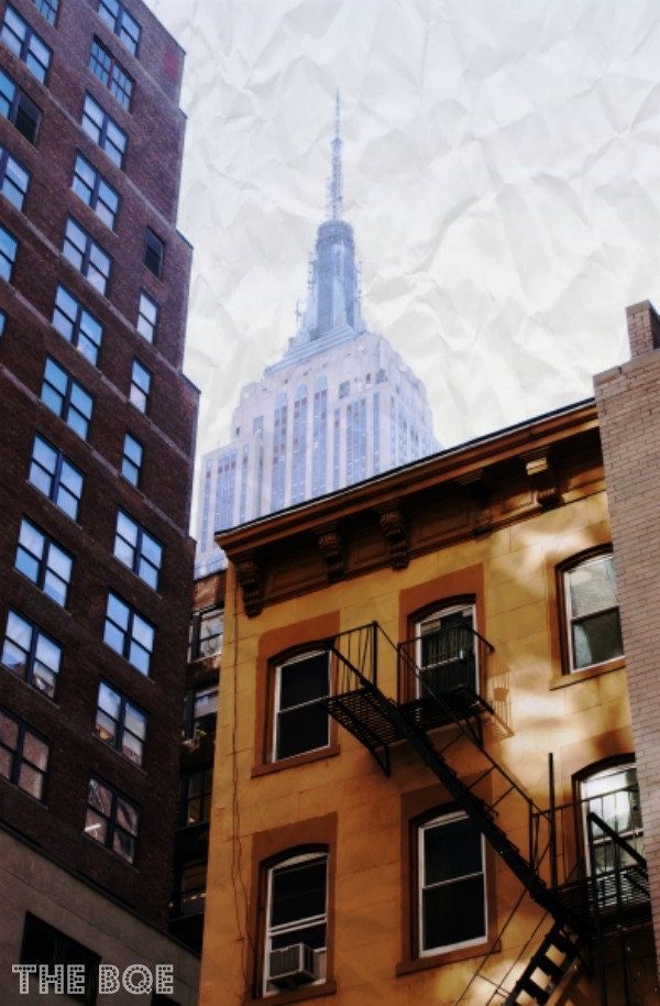 Empire State Building Appears 8x12 Photography Print, NYC, New York City, Skyscraper, Fine Art by thebqe