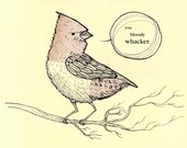 You Bloody Whacker - card