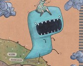 SALE With Reckless Abandon - A5 print