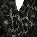 Vintage 1960s Black Velvet Illusion Jumpsuit Dress