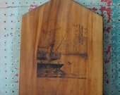 Done Gone // 1936 Black American Vintage Folk Art Wood Wall Hanging