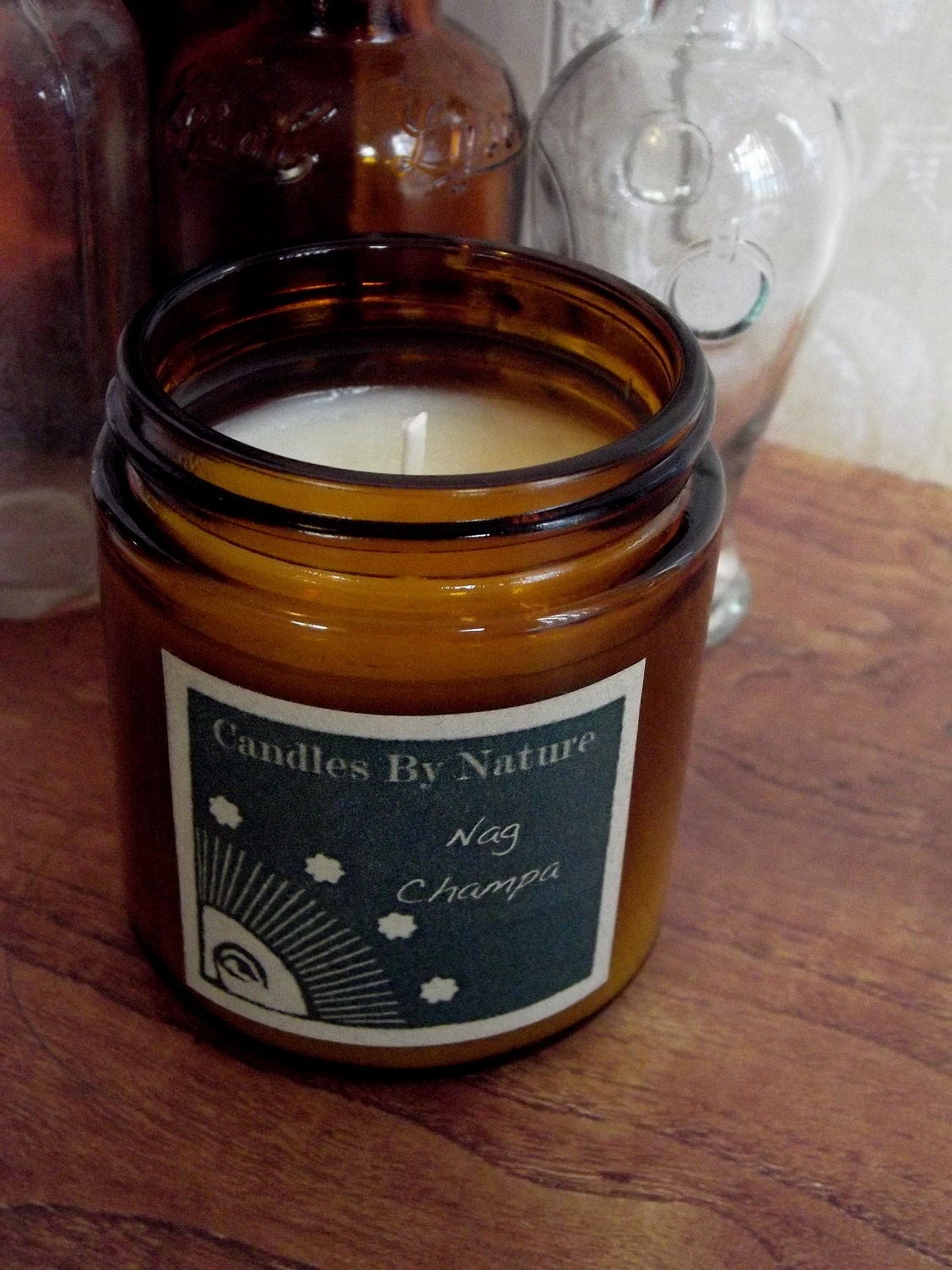 Candles Soy NAG CHAMPA Handmade Natural Soy Candle (4 oz.)