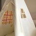 Teepee Game Style - functional Tic Tac Toe Game built-in outside & inside