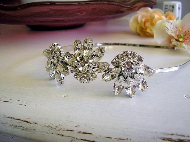 bridal Rhinestones headband  , Bridal Tiara, Wedding hair accessories, bridal crystal headbands, sparkle, head piece,bridal hair accessories