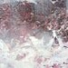 Art Print. Modern Abstract Painting. SOMETHINGdebussy Art on Etsy- 5x7-Hana-Fubuki- Sakura blossom feathers romantic grey journey Series 131