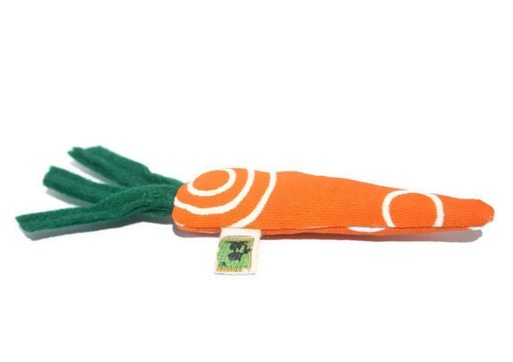 Organic Catnip Cat Toys Carrot