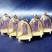 Lot of 5, Pendant Cases, Clear & Empty Domes, Birdcage Style, Miniature Display, Art Necklaces - ONLY 5 DOLLARS EACH