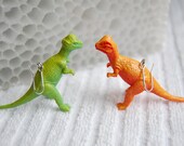 XoxO Dinosaur Love OxoX dinosaur earrings dinosaur jewelry toy