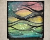 Keep Swimming - Original 12 x 12 Acrylic Painting