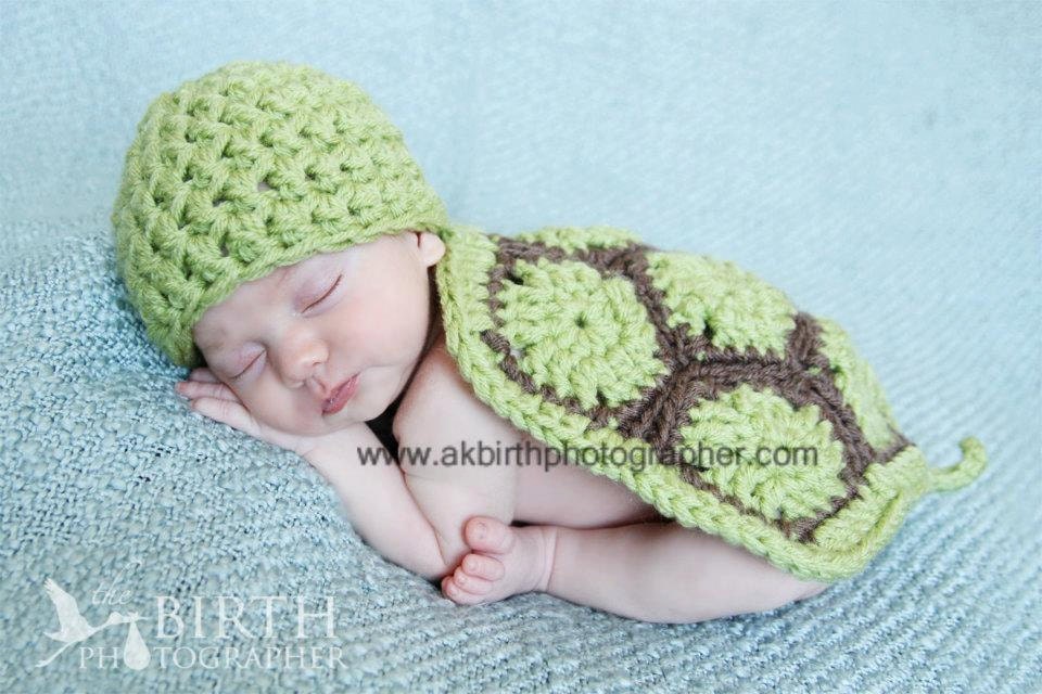 Baby Turtle, Newborn Turtle, Newborn Photo Prop, Newborn Crochet Hat, Crochet Baby Hats, Turtle Hat, Baby Hats, Crochet Newborn Hat