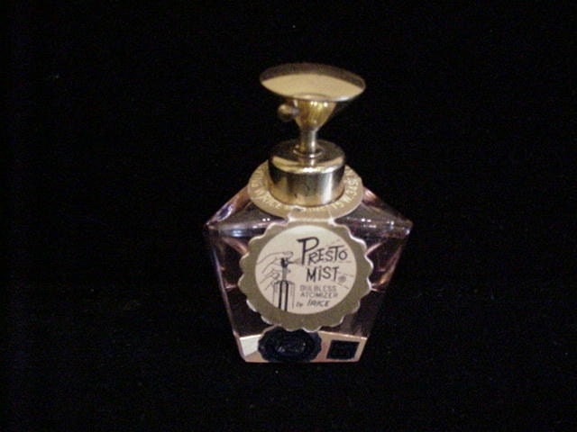Vintage Perfume Bottle IRICE Perfume Bottle Pink Bottle Vintage Bottle Art Deco Bottle Presto Bottle Unused Mint Condition