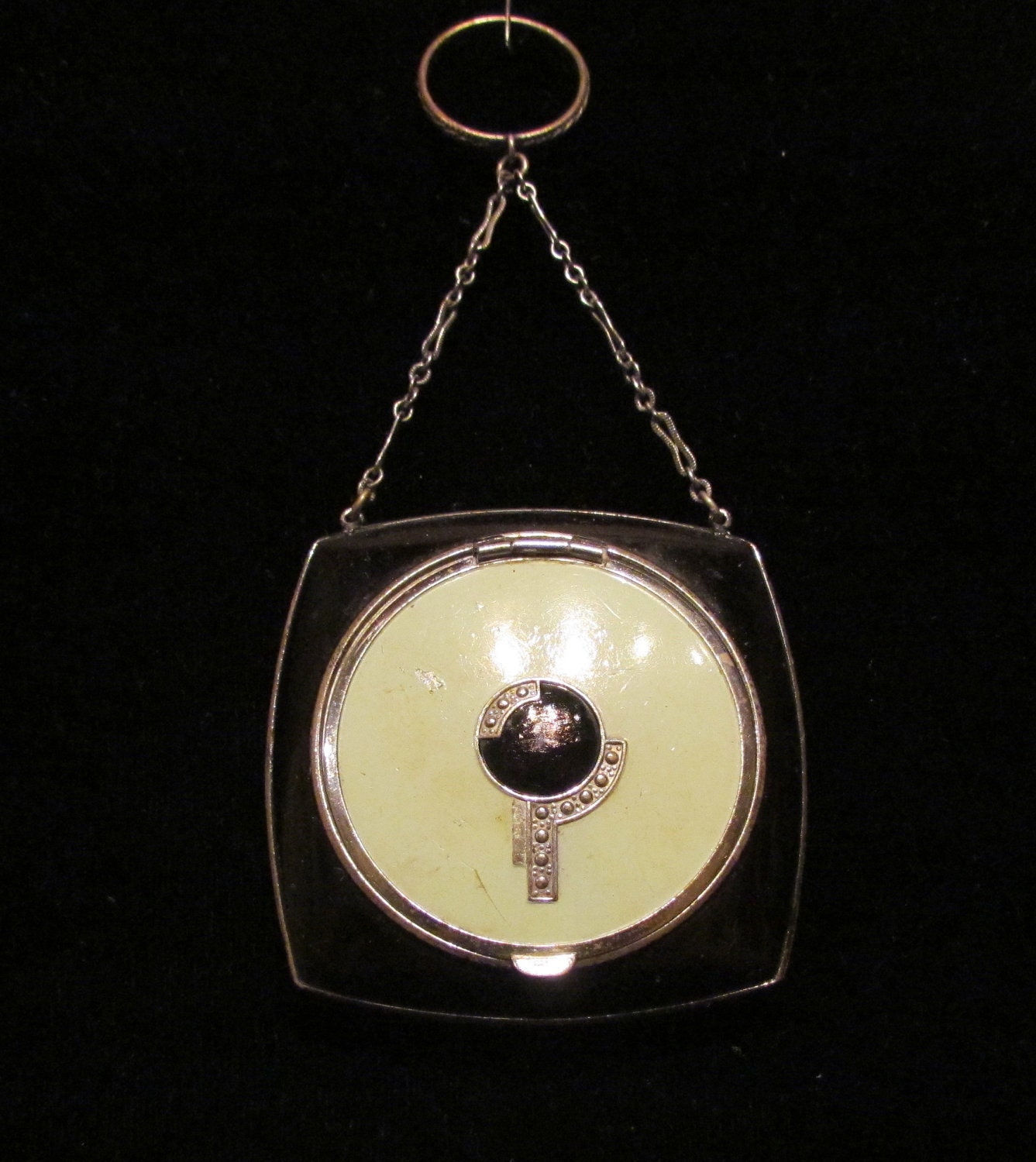 1930's Compact Purse Vintage Evans Compact Purse Art Deco Purse Powder Compact Dance Purse