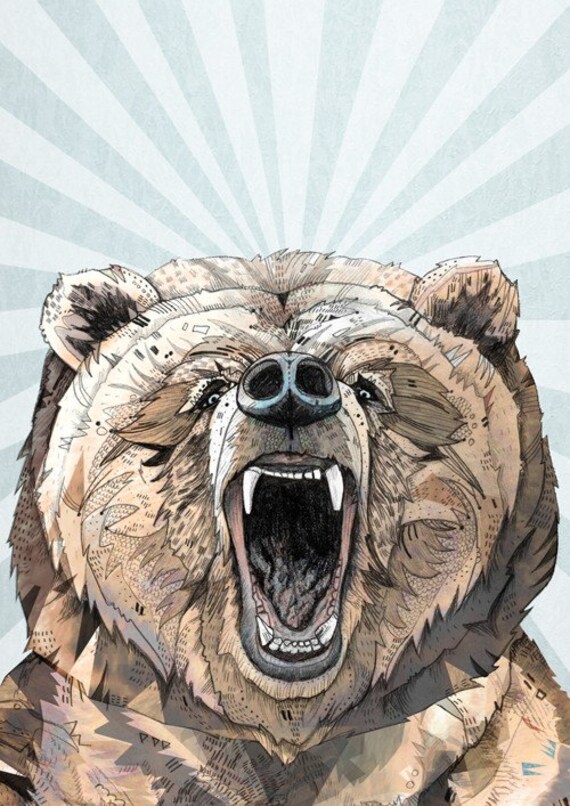Grizzly // A3 print