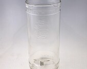 Captain Morgan Spiced Rum Flower Vase / Luminary made from a repurposed liquor bottle