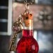Diablo Inspired Full Health Potion Necklace with Key Charms PC Video Gamer