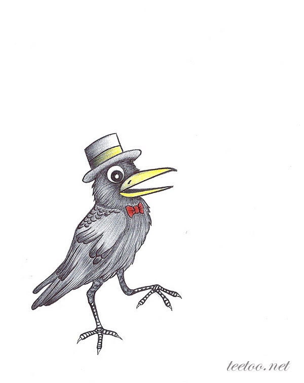 Little Crow Original Illustration - Teetoo