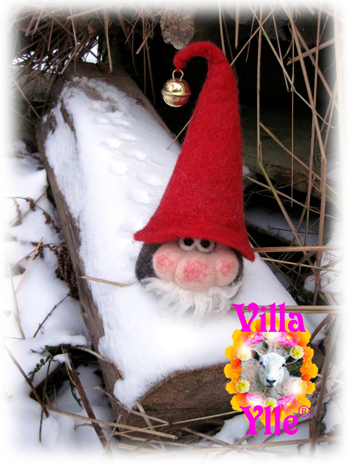 TOMTE NISSE - Santas Little Helper- tree topper / home decoration -made to order approx 2weeks
