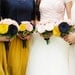 7 hand crafted felt rose bouquet - pick your colors