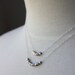 Tiny Mercury necklace - sterling silver dainty delicate minimal - customizable