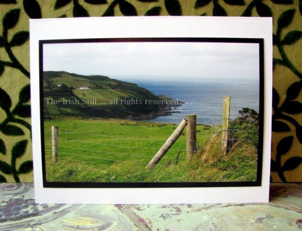 Beautiful Irish Beach Photo Card . Kinnego Bay, Co. Donegal