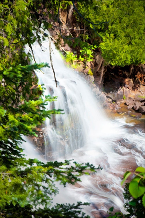 Upper Gooseberry Falls in Minnesota - A Fine Art Photograph