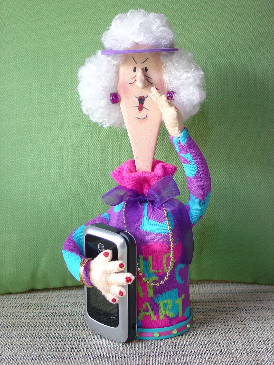Grumpy Granny Display Holder CLOSEOUT by simplysweetgifts on Etsy
