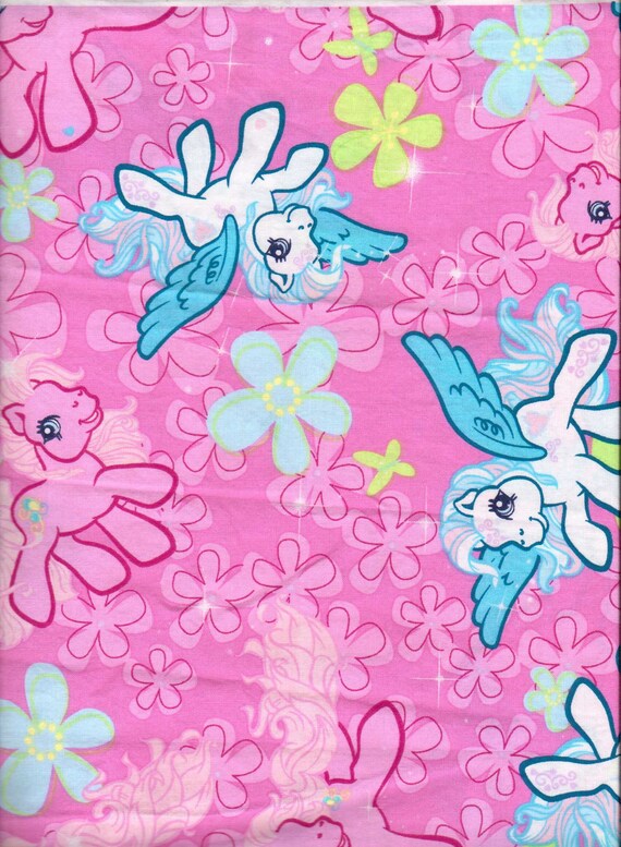 My Little Pony My Pretty Pony Cotton Fabric by monkeyandfriends