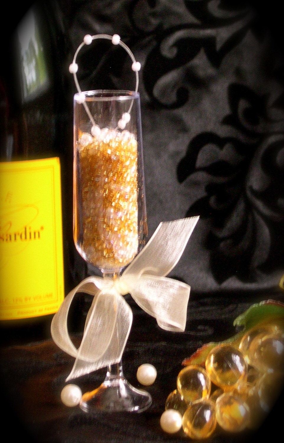 Tiny Bubbles Miniature Champagne Glass