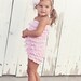 baby pink lace petti romper