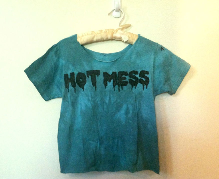 Customize Your Own Dripping Font Grunge T-shirt or Crop Top