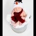 Christmas Baby Hat Snowman Hat and Scarf Crocheted Baby Photo Prop