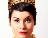 LEOPARD PRINT PILLBOX Hat