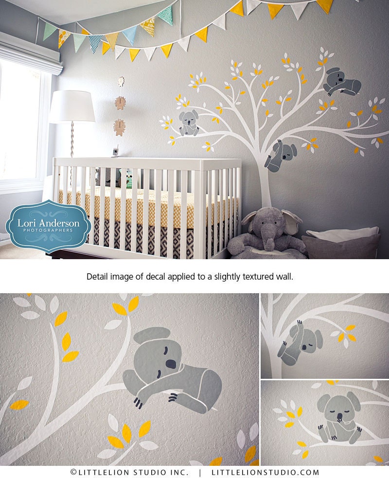 Wall decal Modern Koala Cuteness as seen on Project Nursery