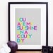 CMYK You Are My Sunshine On A Cloudy Day A3 Poster