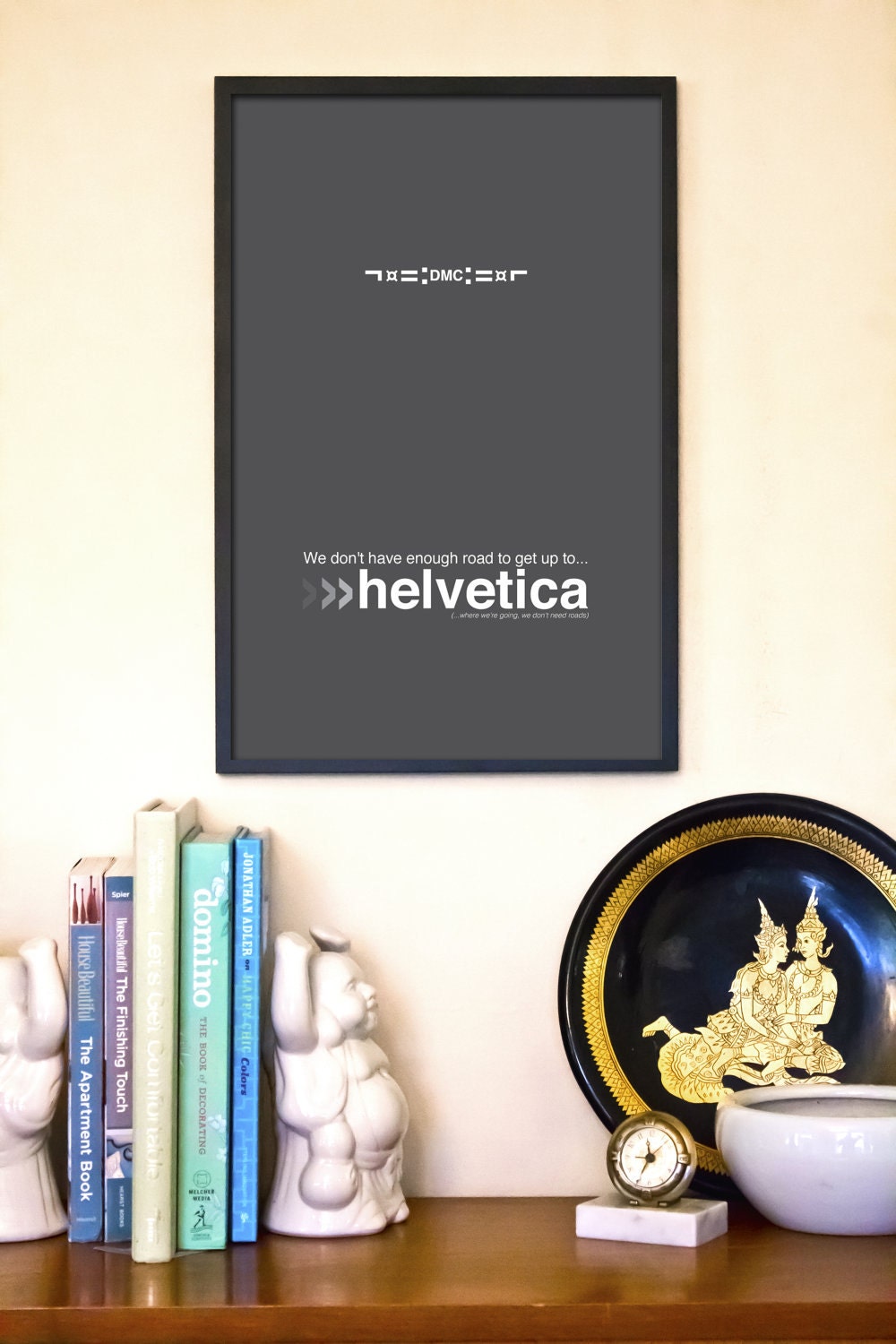 Back to the Future II: 11"x17" Helvetica Typography Inspired Movie Poster