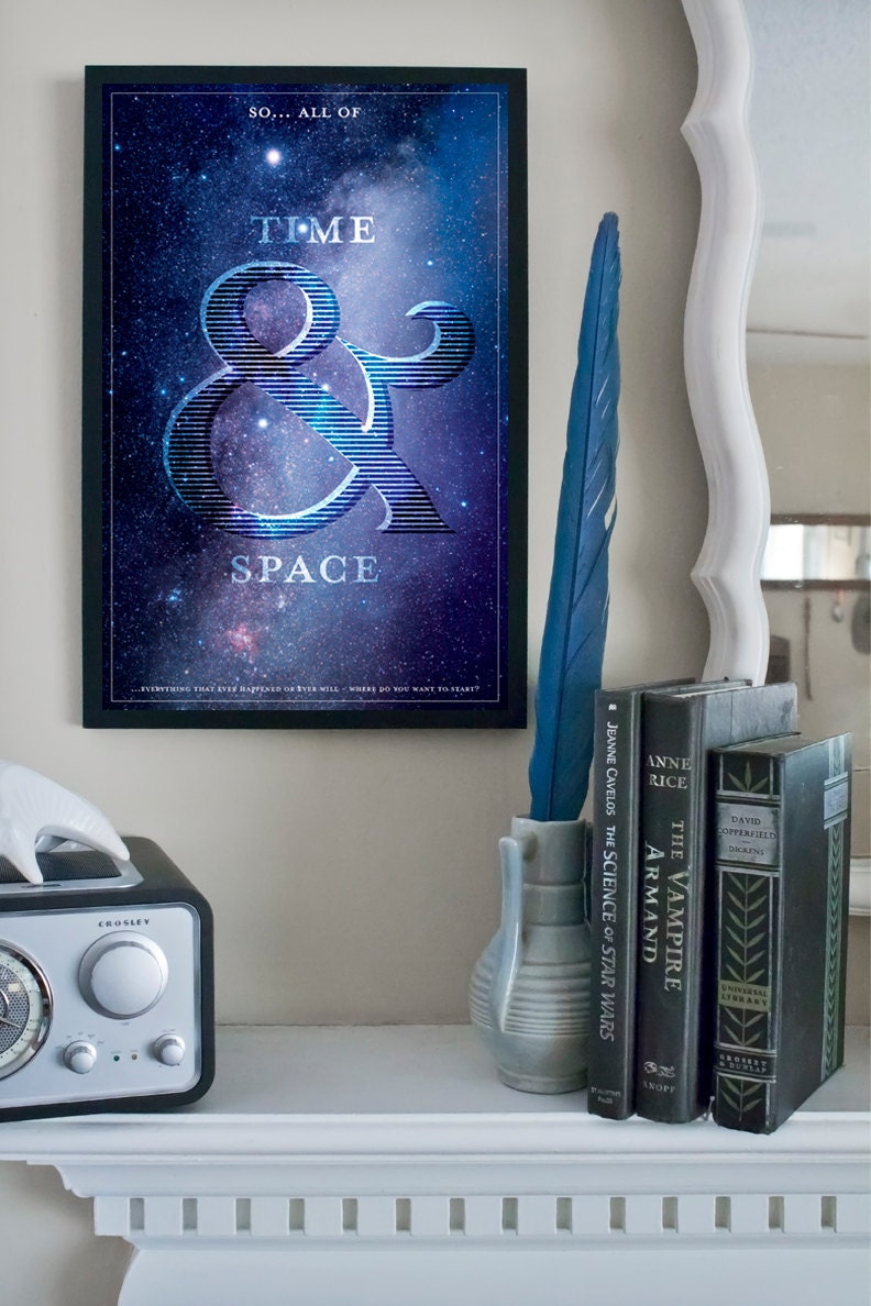 The Eleventh Hour - Doctor Who Inspired 11x17 Science Fiction Quote Poster