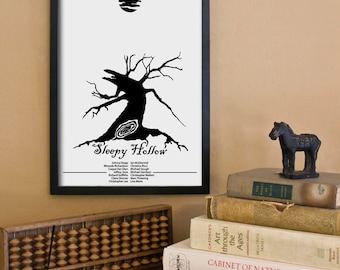 Sleepy Hollow Inspired Fantasy Movie Poster - 11x17 Fine Art Print