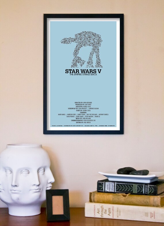 Star Wars Movie Poster: The Empire Strikes Back - 11x17 Science Fiction Print