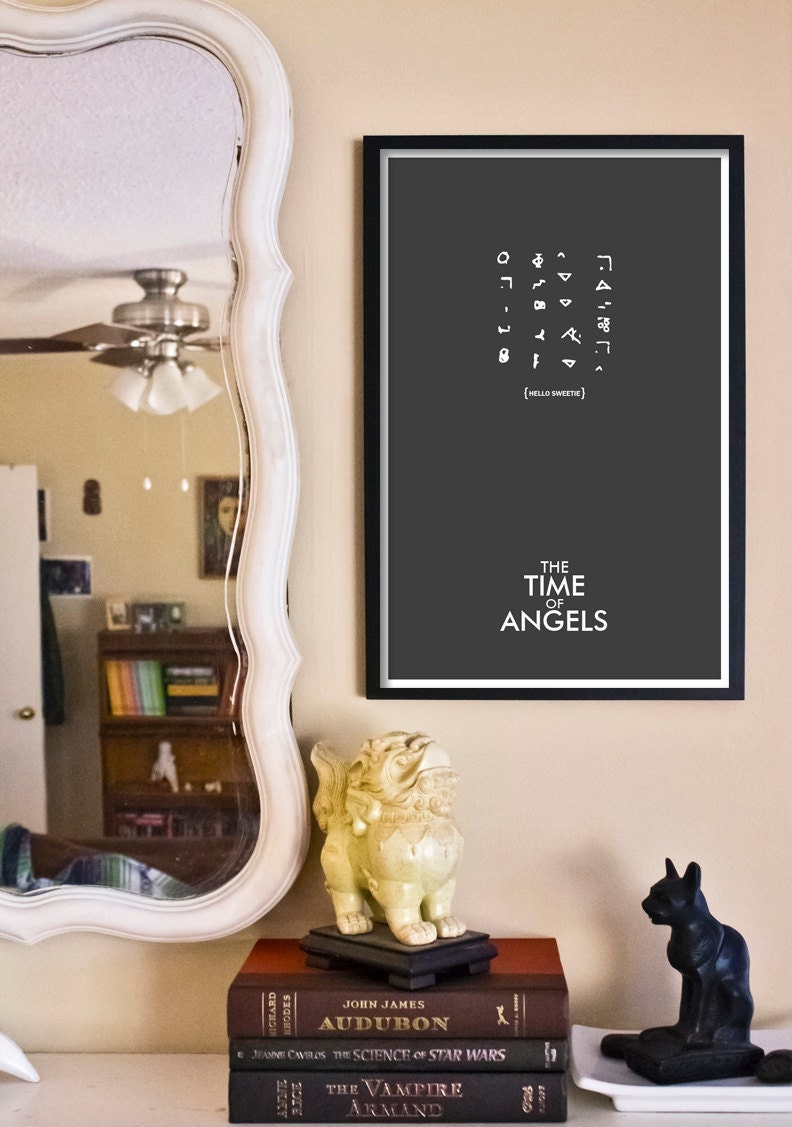 The Time of Angels // Doctor Who Poster // 11x17 Minimalist Geek Art Print