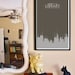 Silence in the Library // Doctor Who Poster // 11x17 Minimalist Geek Art Print