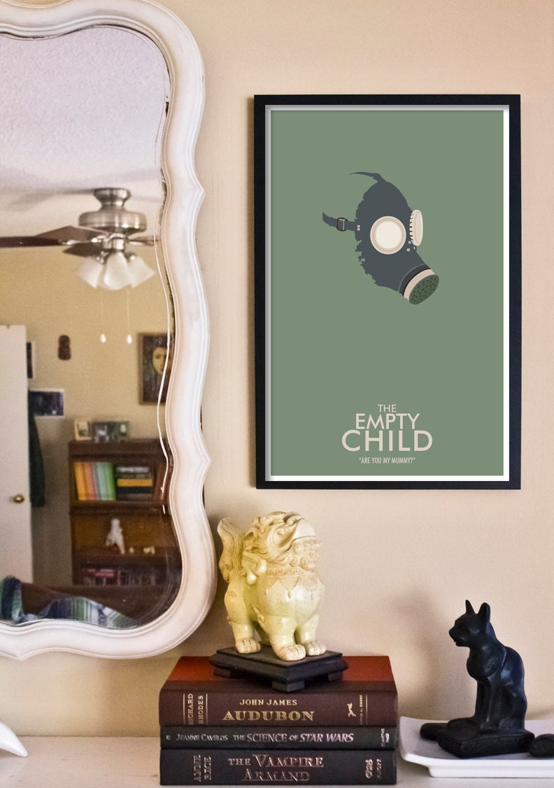 The Empty Child // Doctor Who Poster // 11x17 Minimalist Geek Art Print